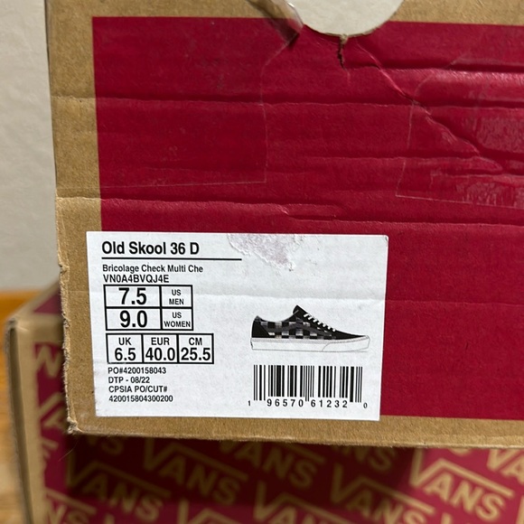 Vans Old Skool 36 D Bricolage check Multi Checkered - Picture 10 of 10